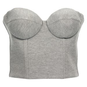 Top cropped bustier