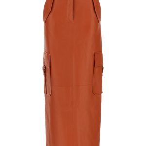 'Illustration' midi skirt