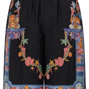 'Coral Theatre' print bermuda shorts