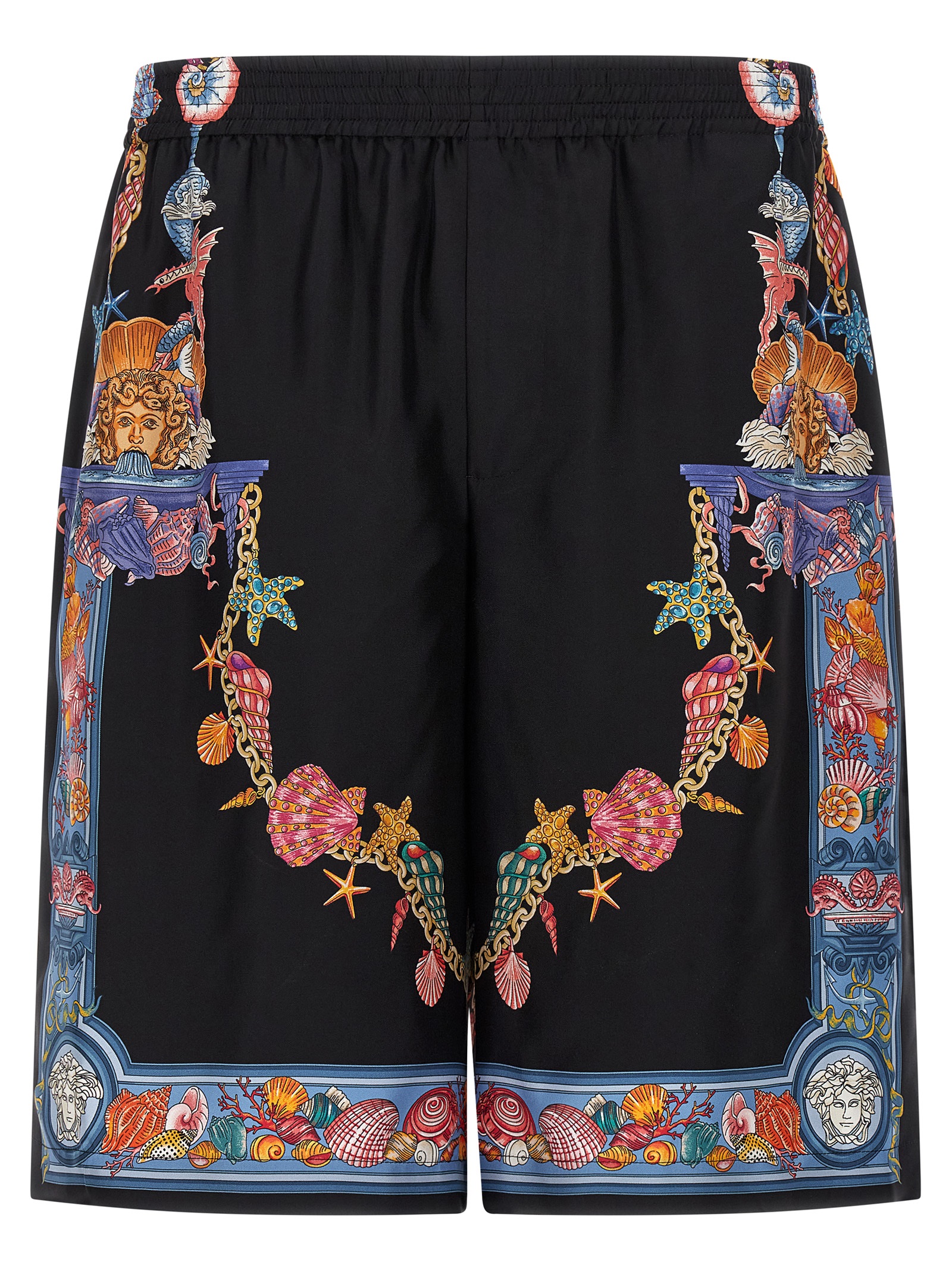 'Coral Theatre' print bermuda shorts