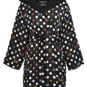 'Heritage Butterflies & Ladybugs Polka' bathrobe