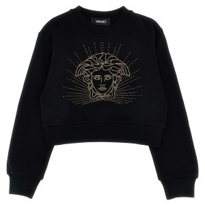 'Medusa' rhinestone sweatshirt