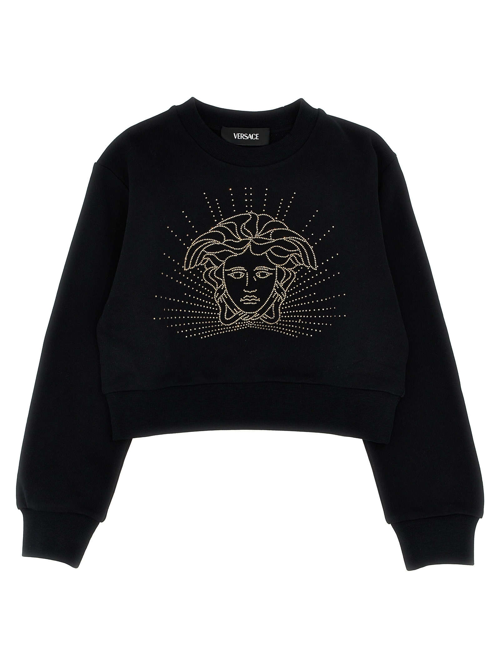 'Medusa' rhinestone sweatshirt