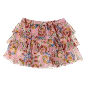 'Geo Poly Barocco Flower' skirt
