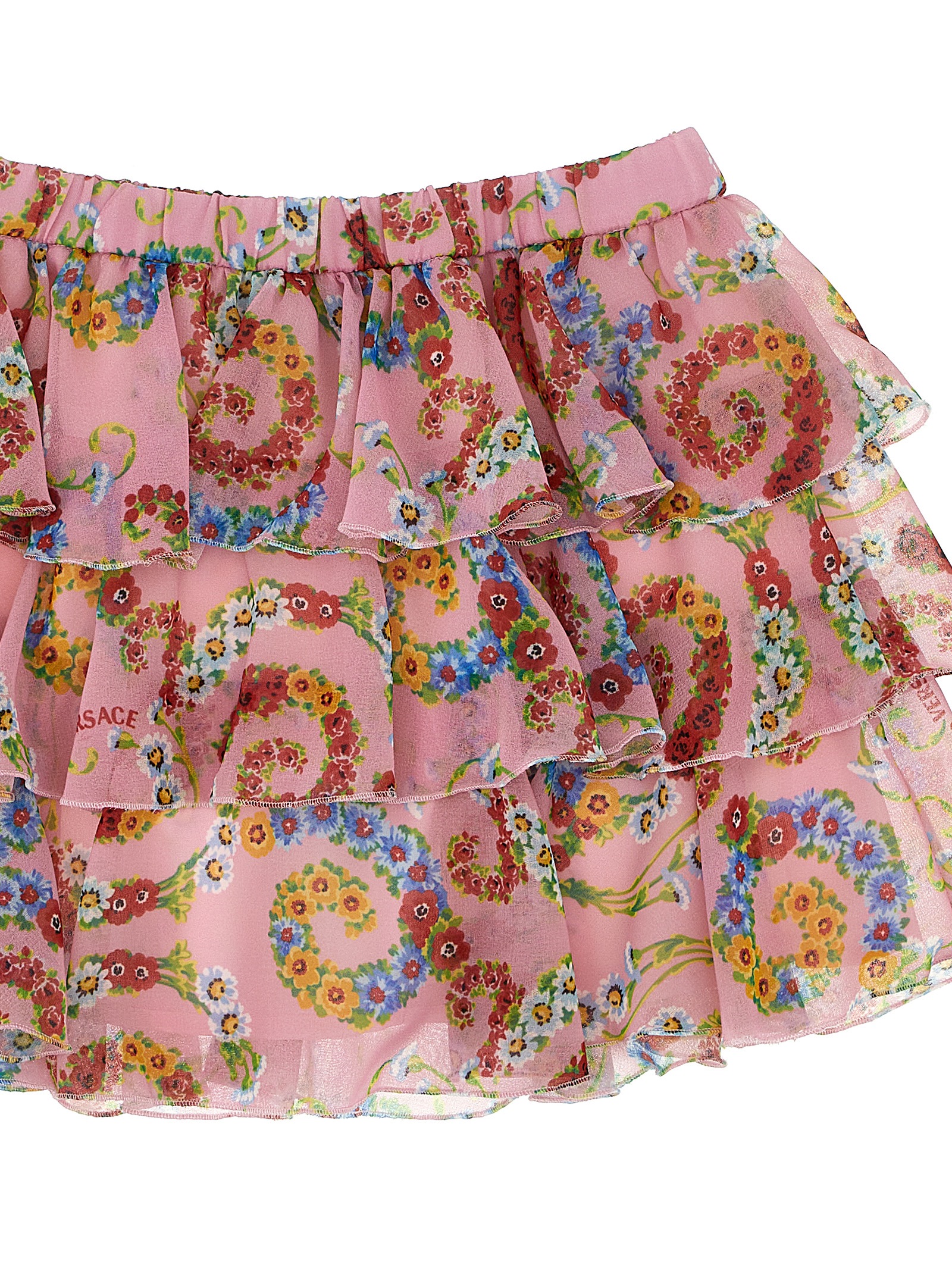 'Geo Poly Barocco Flower' skirt - immagine 3