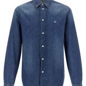 'Medusa' patch shirt