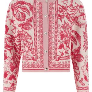 'Underwater Barocco' cardigan