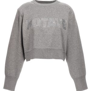 'Firm Knit Cropped' sweater