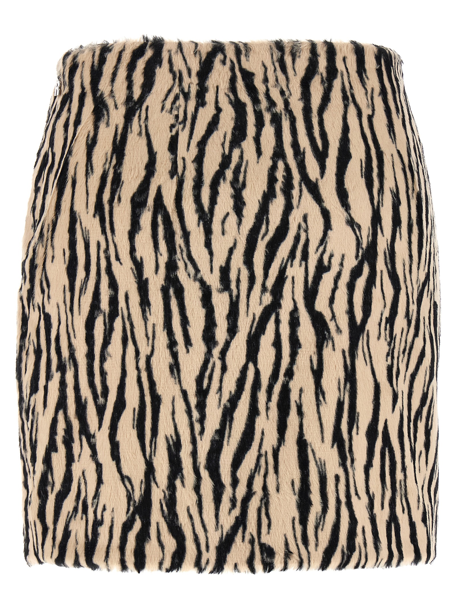 'Printed Faux Fur' skirt - immagine 2