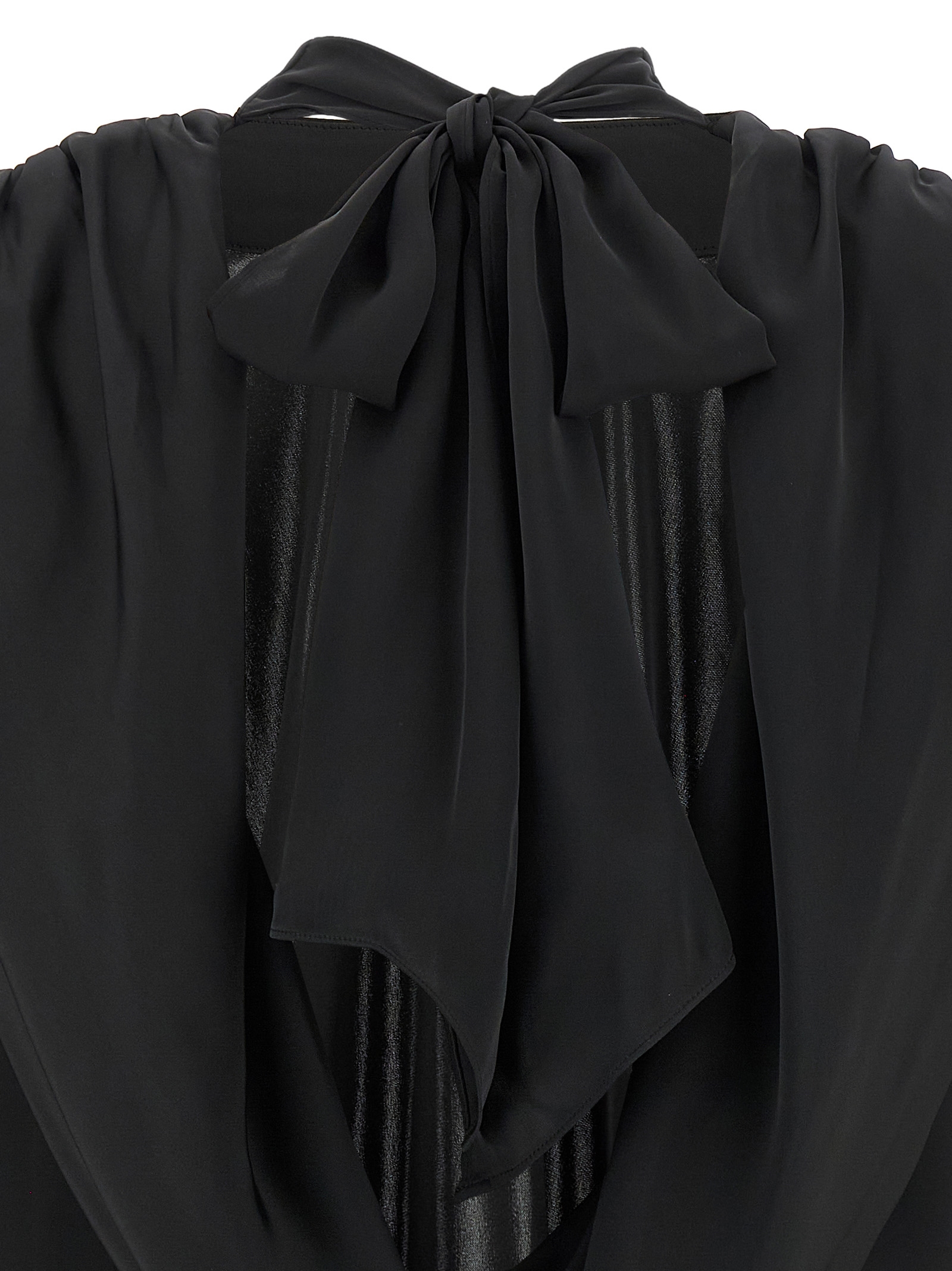 'Satin Drapy Back' top - immagine 4