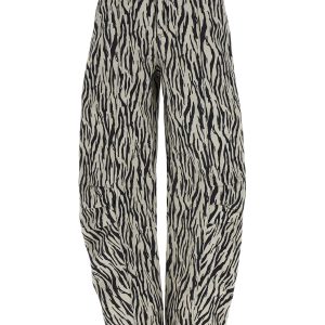 'Printed Twill Cargo' pants