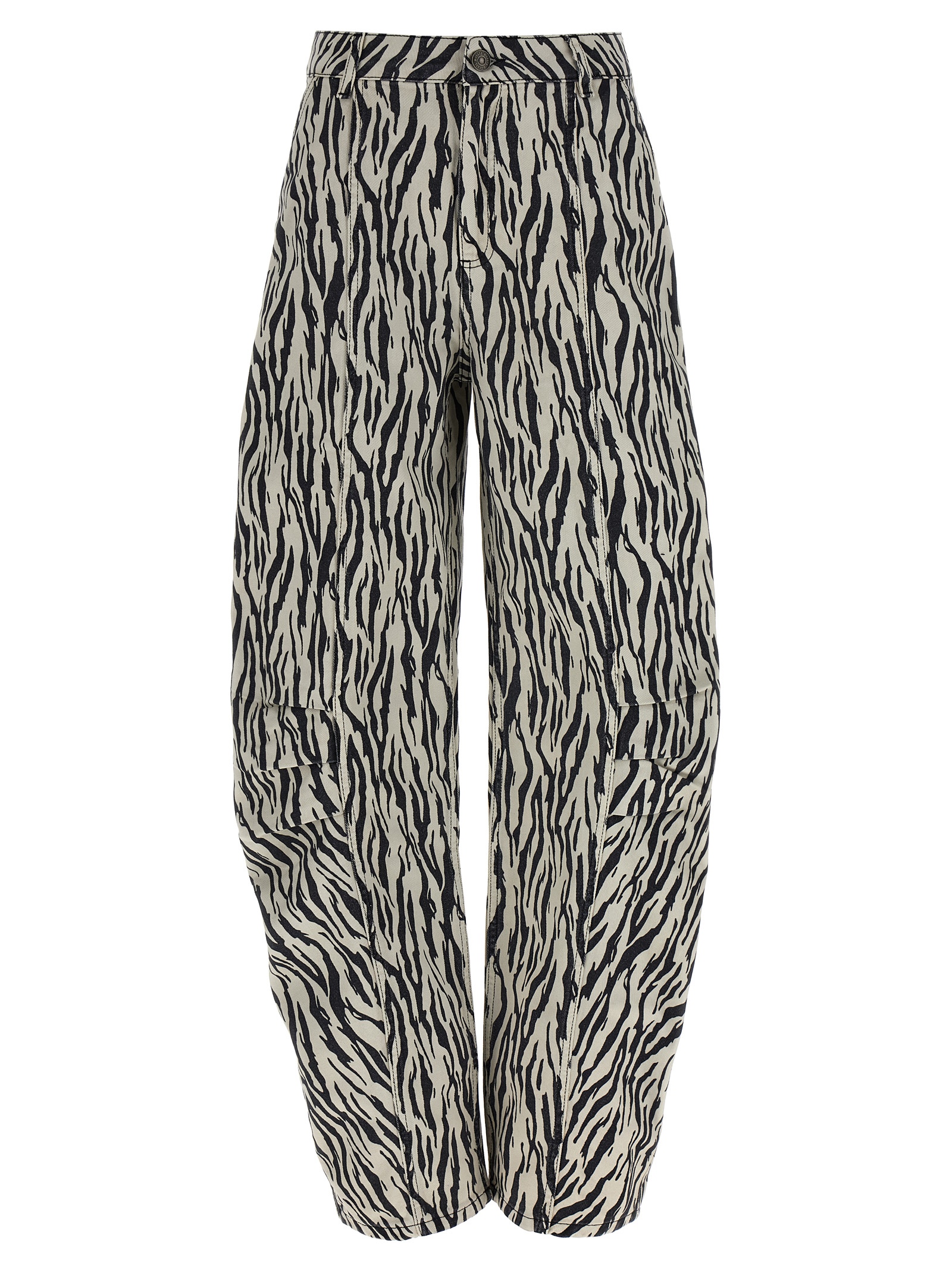 'Printed Twill Cargo' pants