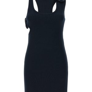 'Double Buckele 90's rib' dress