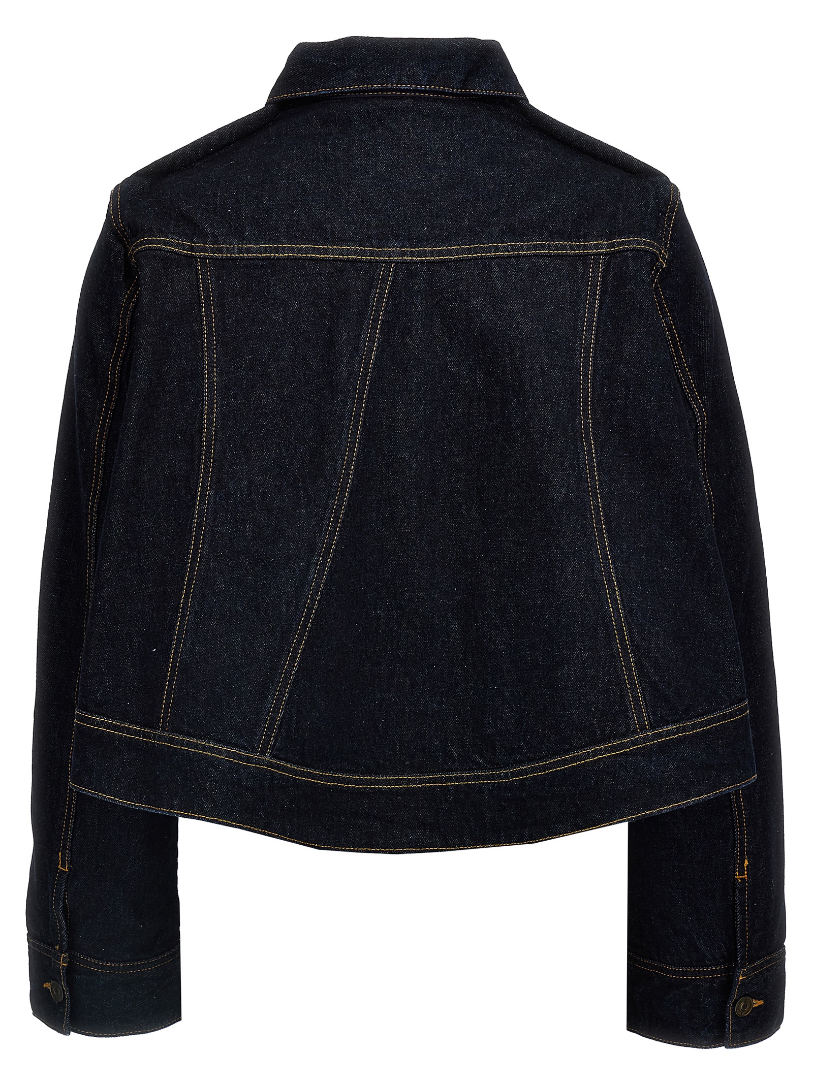 Denim cropped jacket - immagine 2