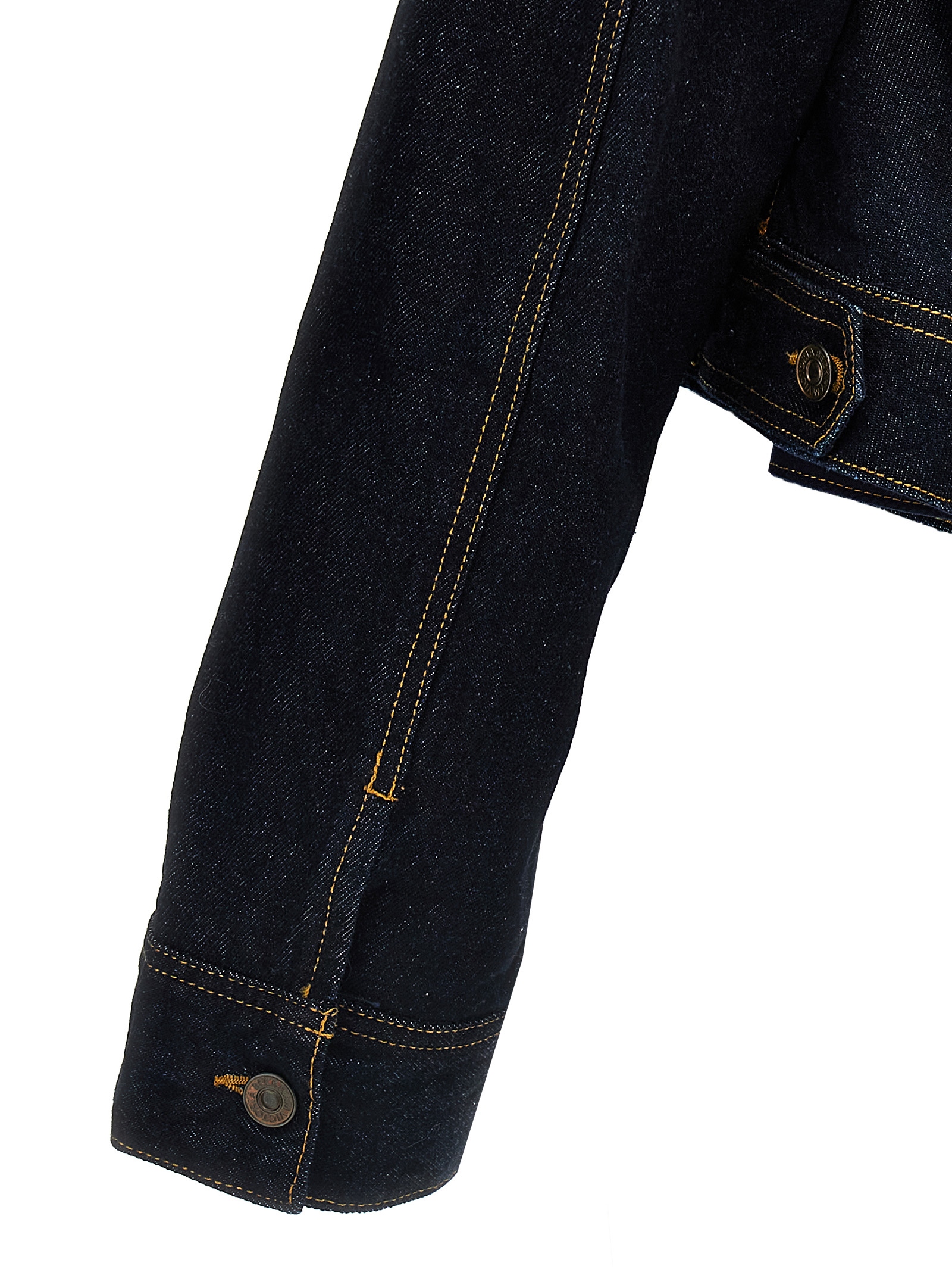 Denim cropped jacket - immagine 4