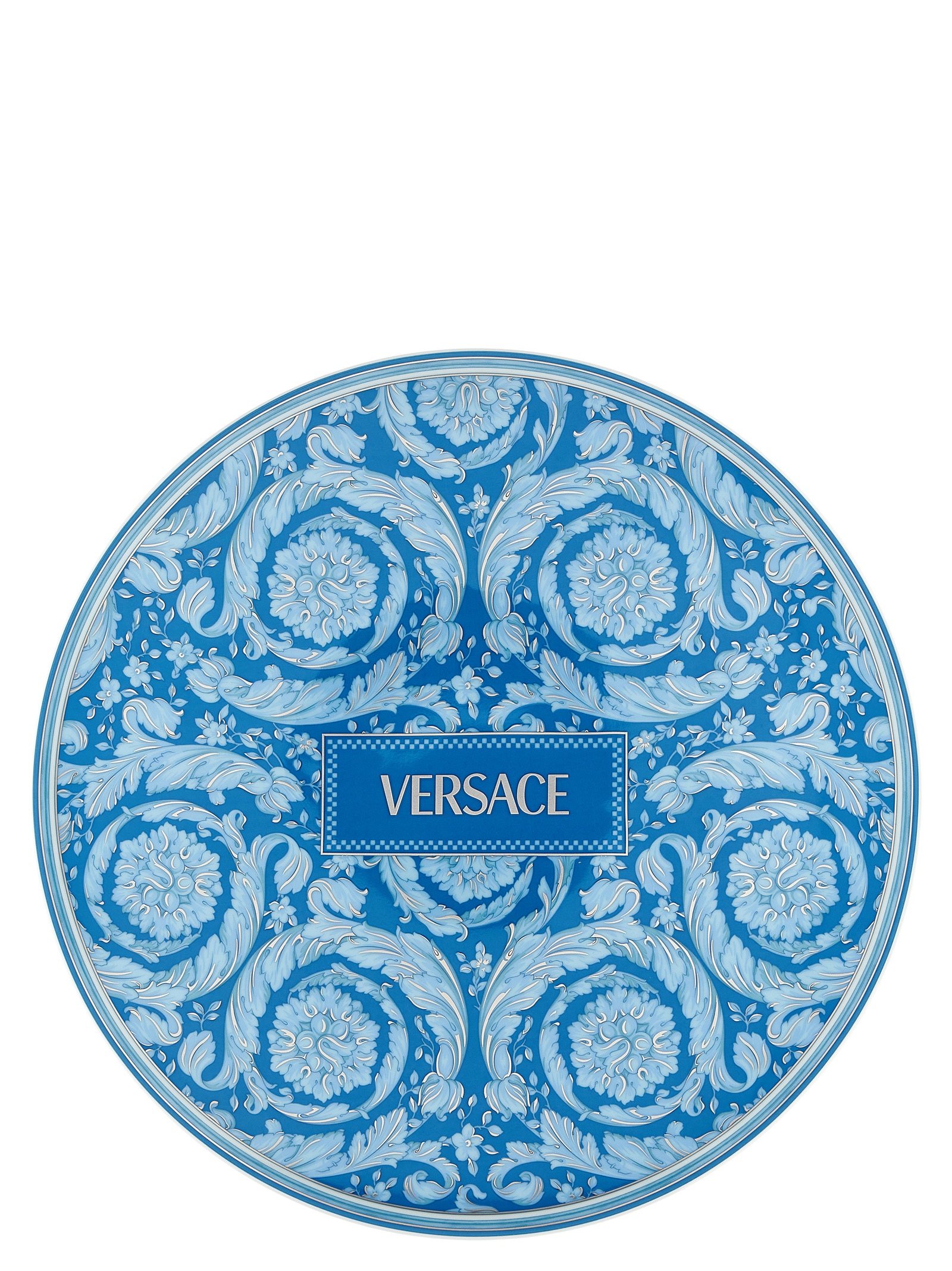 'Barocco Teal' placeholder plate ⌀ 33 cm