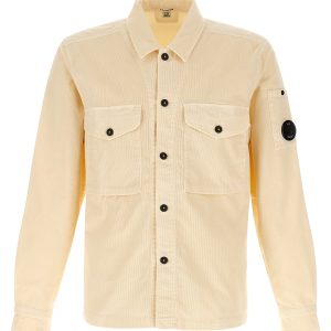 Ribbed velvet overshirt