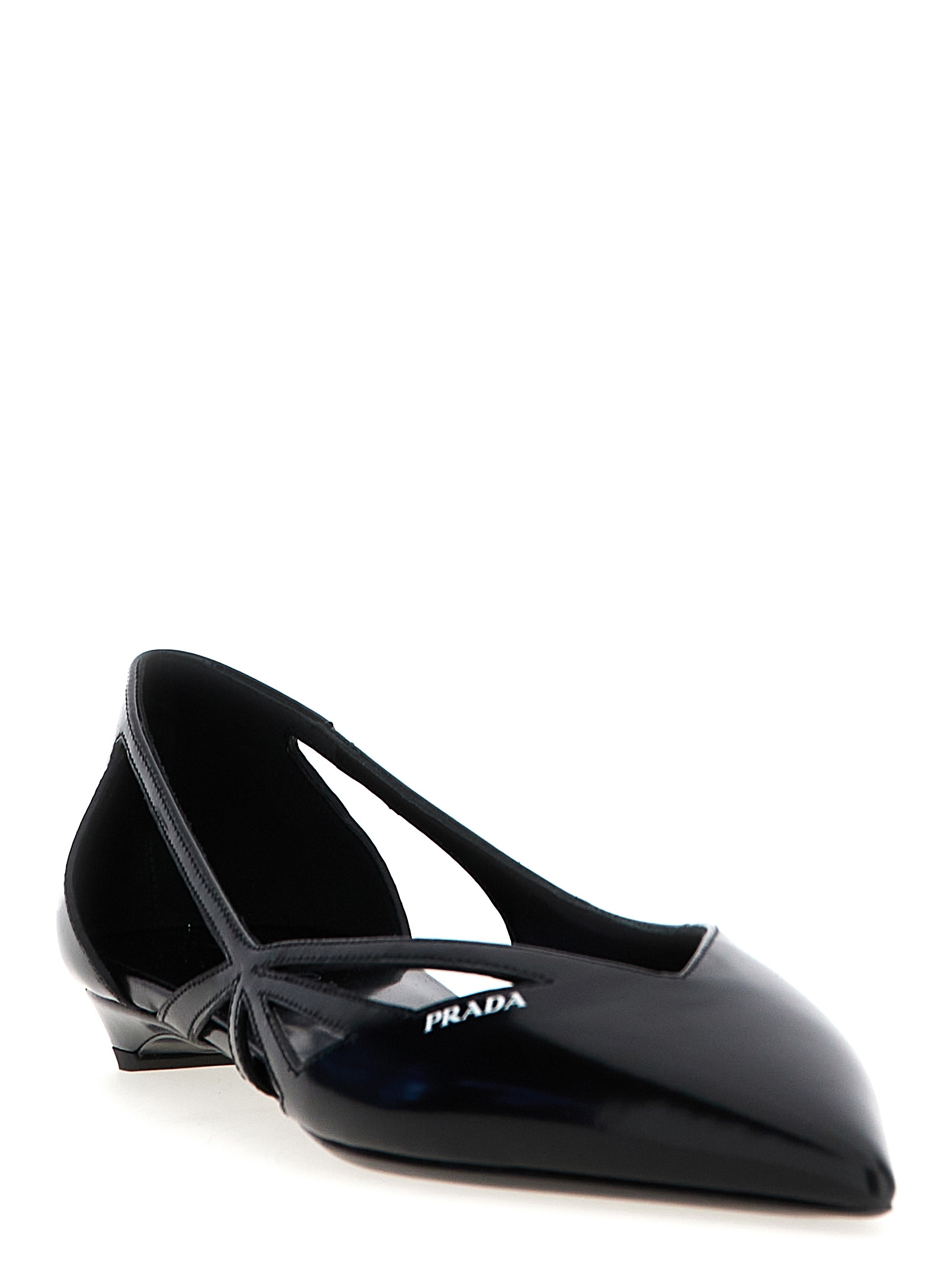 Cut-out leather ballet flats - immagine 2