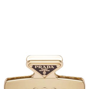 Triangle logo hair clip