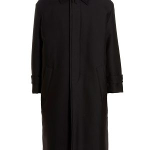 Valentino Pink PP Collection reversible long coat