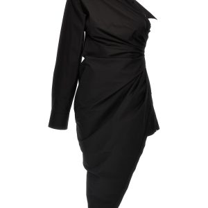 Asymmetrical shirt dress