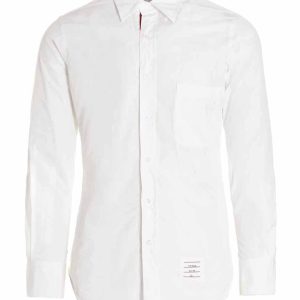 Solid poplin shirt