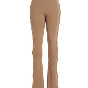 Cut out pants with lacing