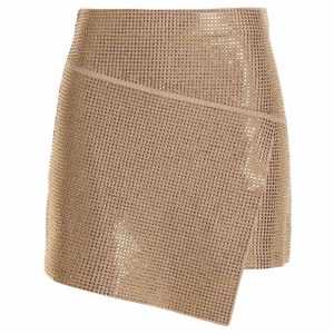 Sequin knit skirt