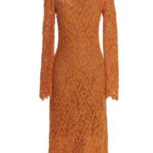 Macramé lace dress