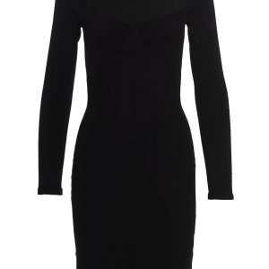 Ribbed viscose dress