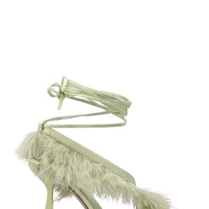 'Feather Wrap’ sandals