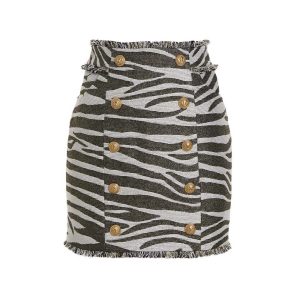 'Lurex Zebra' skirt