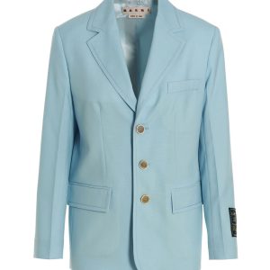 Single-breasted blazer jacket