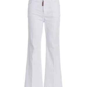 'Super Flared Cropped' jeans