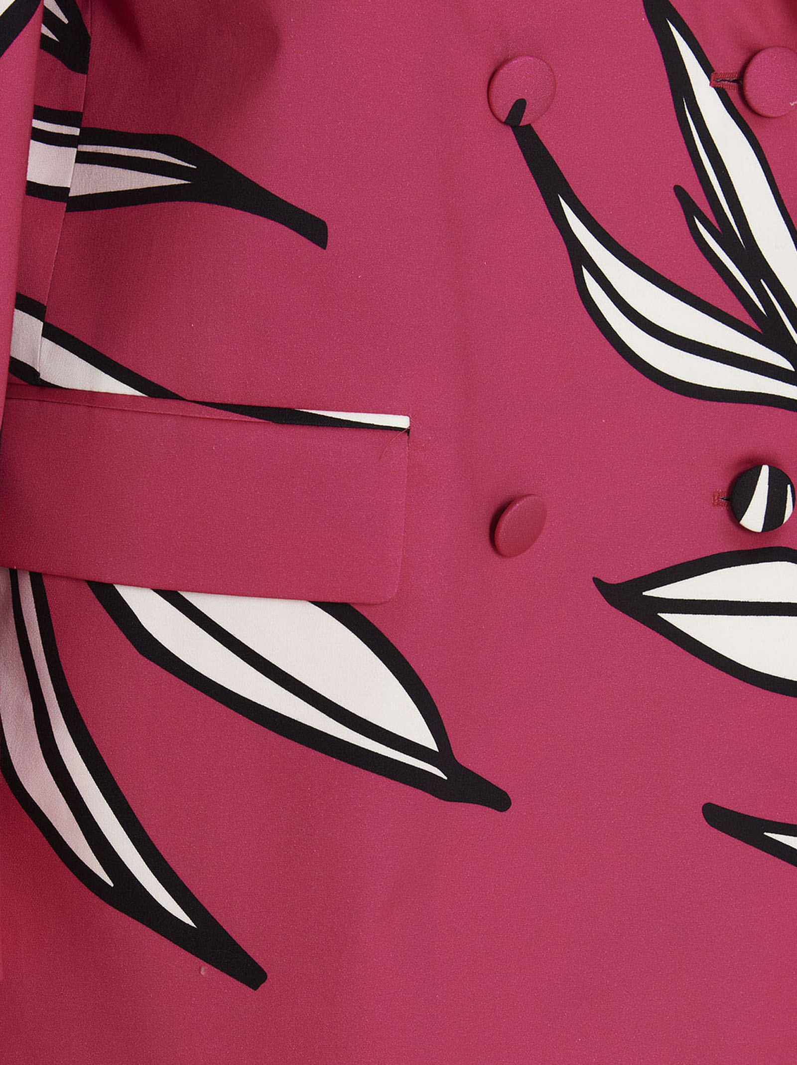 Floral print blazer jacket - immagine 4