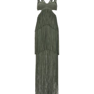 'Strappy Tiered Fringe' dress