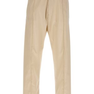 pants with front pleats