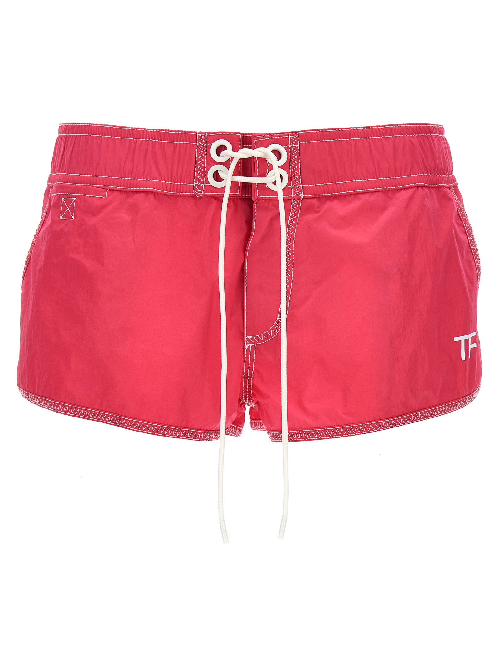 Logo nylon shorts