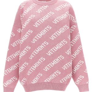 Lurex monogram sweater