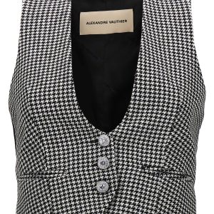Houndstooth waistcoat