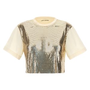 Metal sequin top