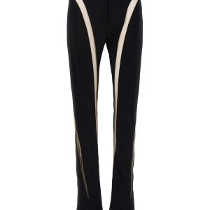 Mesh insert leggings