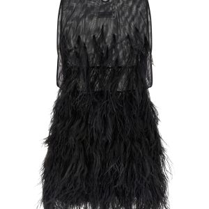 Ostrich feather dress