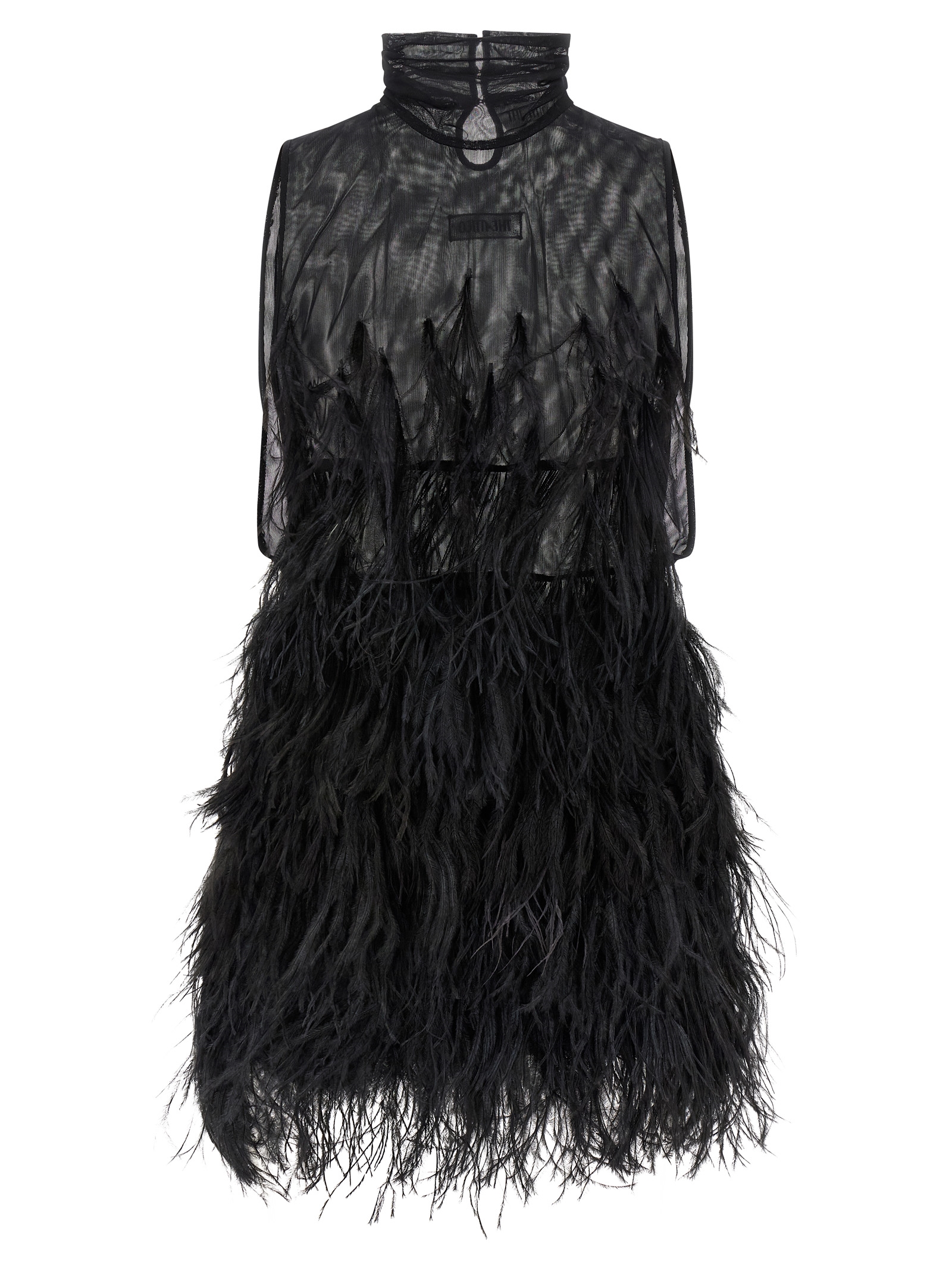 Ostrich feather dress