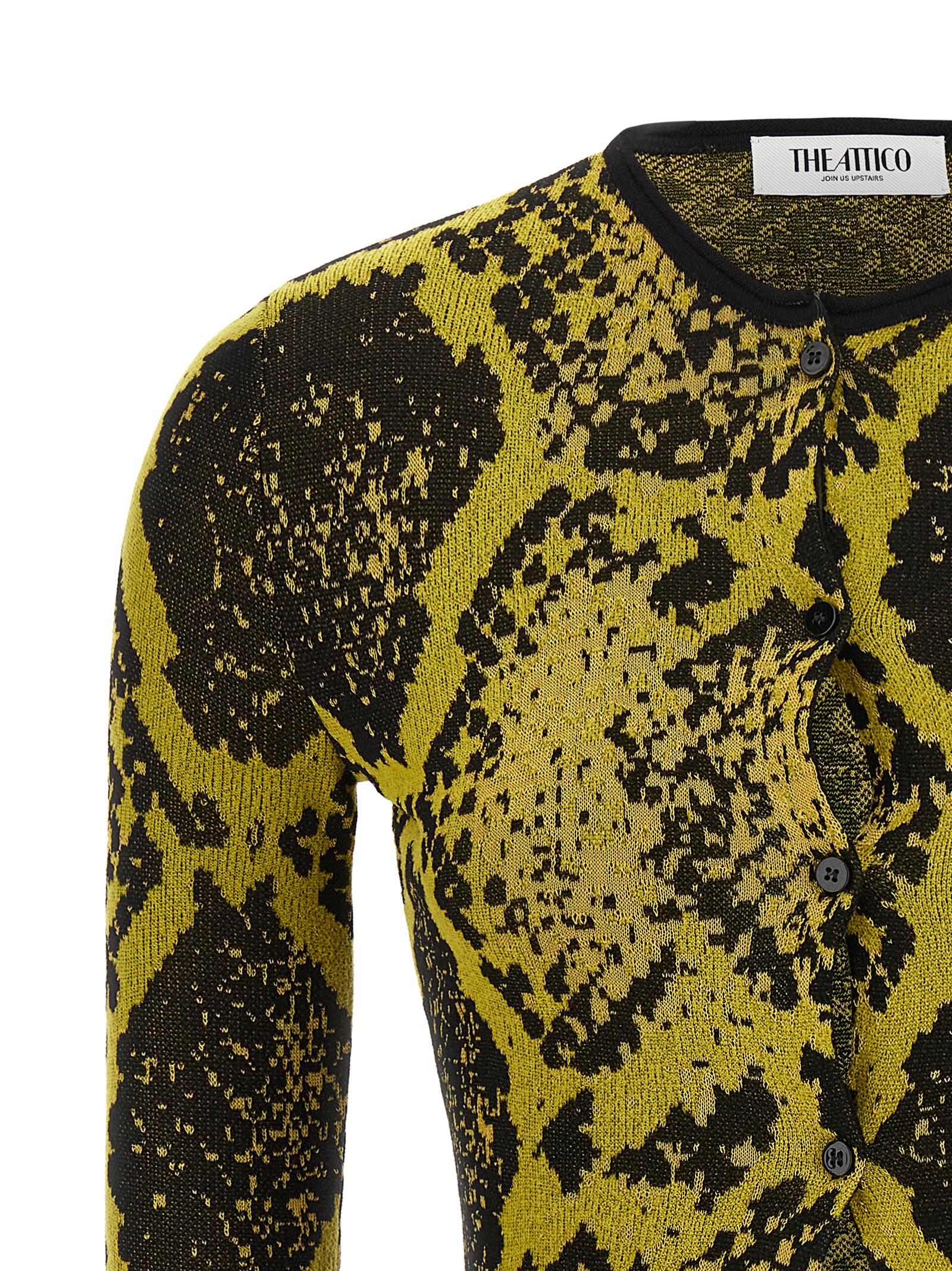 Python jacquard cardigan - immagine 3