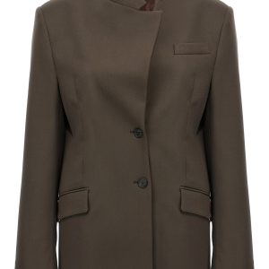 Maxi shoulder strap blazer