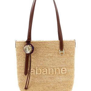 'Natural Raffia Tote Bag' shopping bag