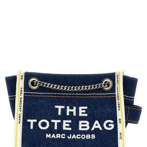 'The Denim Chain Crossbody Tote' crossbody bag