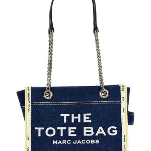 'The Denim Chain Small Tote' shoulder bag