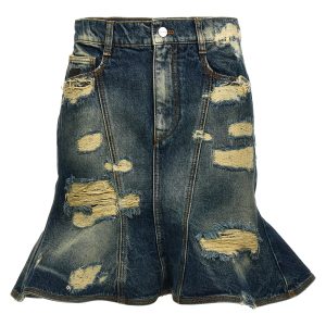 'The Rip And Repair Straight Jean' skirt